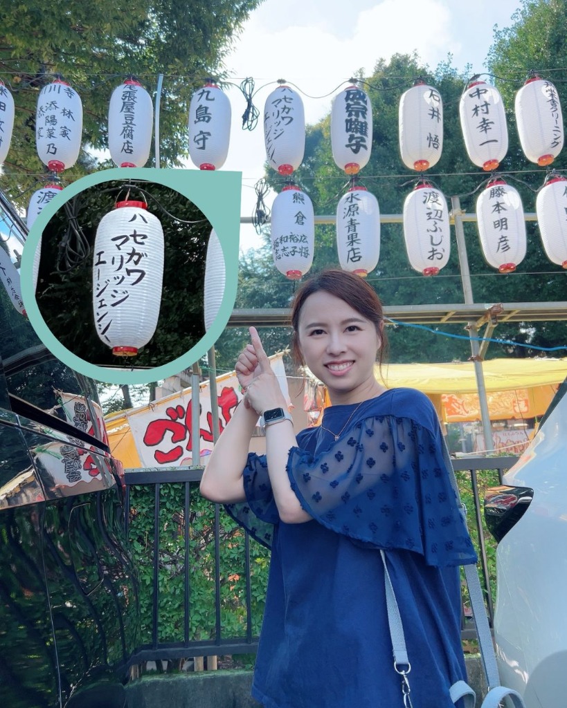 地元の神社に提灯を奉納しました